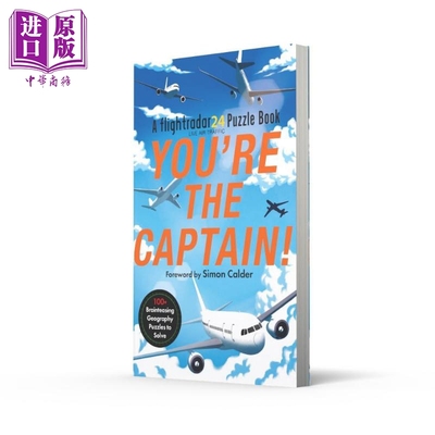预售 你是机长 Flightradar24谜题书 Youre the Captain A Flightradar24 Puzzle Book 英文原版 Gareth Moore【中商原版】