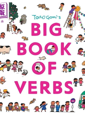 预售 五味太郎的动词书 Taro Gomis Big Book of Verbs 英文原版 儿童学习绘本 早教认知 亲子图画书 进口童书 3-5岁【中商原版】