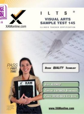 海外直订Ilts Visual Arts Sample Test 145 Teacher Certification Test Prep Study Guide Ilts视觉艺术样题145教师资格考