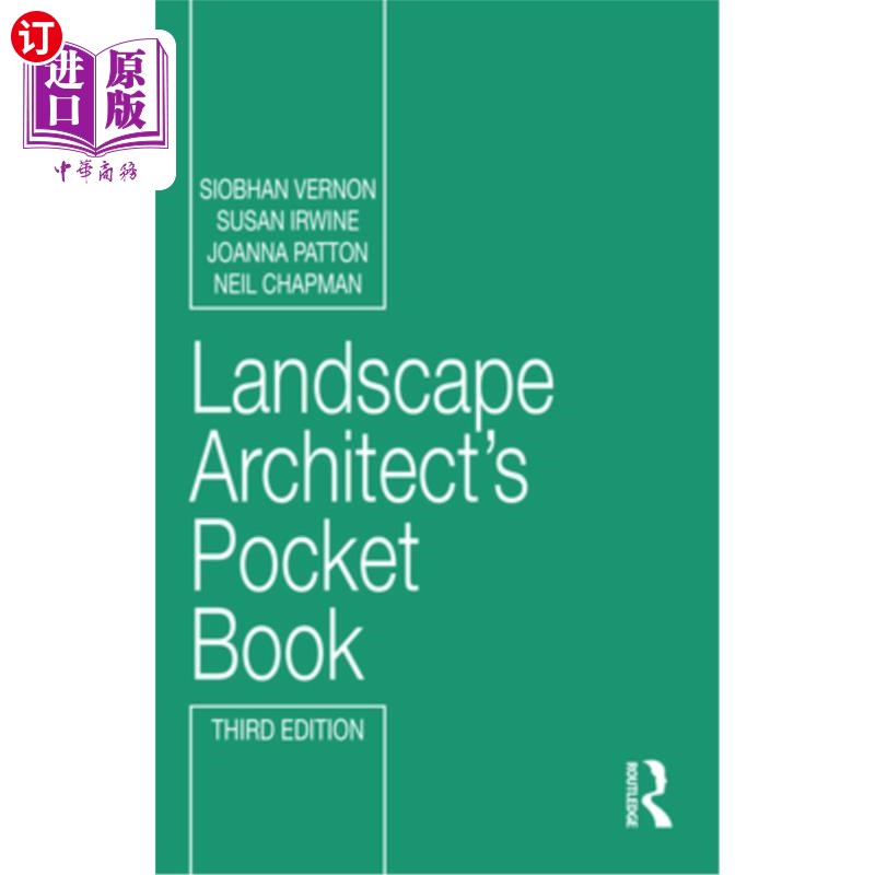 海外直订Landscape Architect's Pocket Book 景观设计师的袖珍书