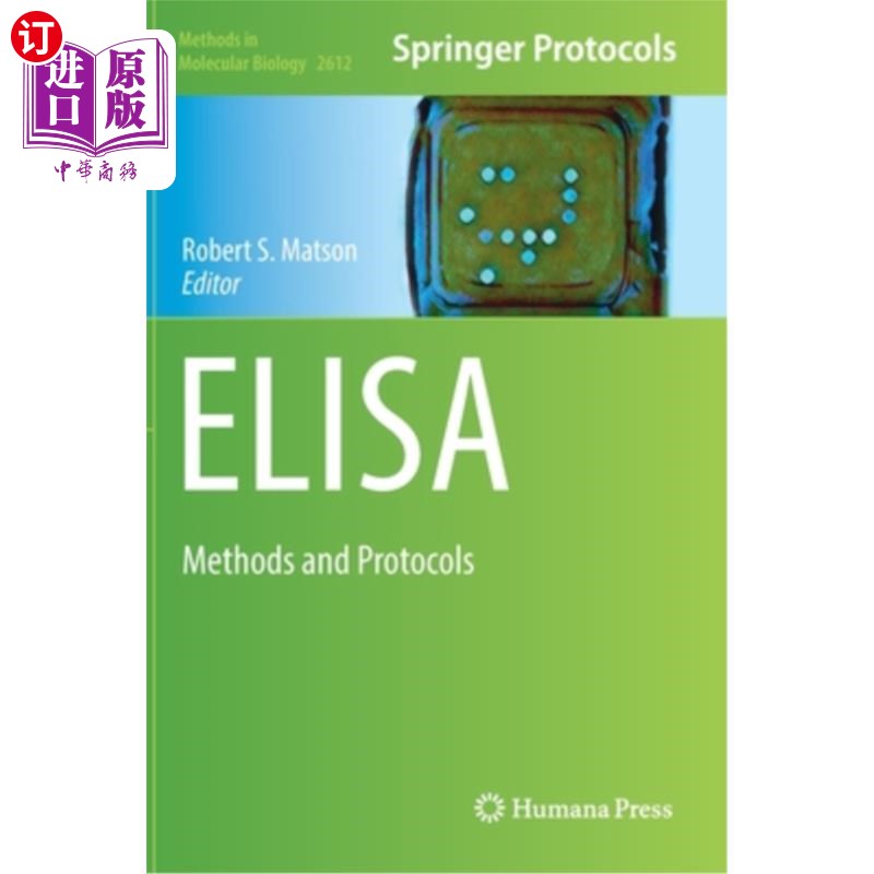 海外直订医药图书Elisa: Methods and Protocols Elisa:方法和方案