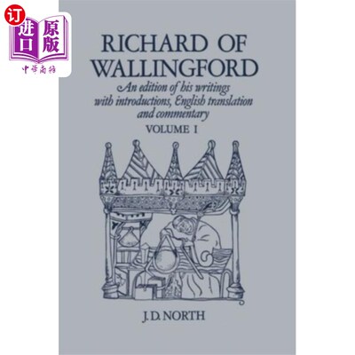 海外直订Richard of Wallingford Vol 1 沃林福德的理查德卷一