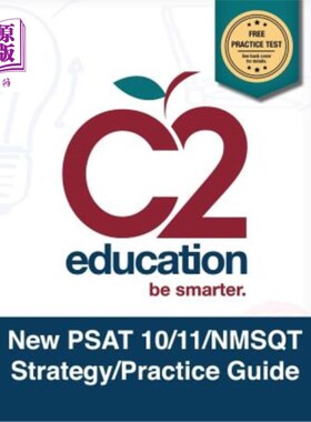 海外直订New PSAT 10/11/NMSQT Strategy/Practice Guide 新的PSAT 10/11/NMSQT战略/实践指南