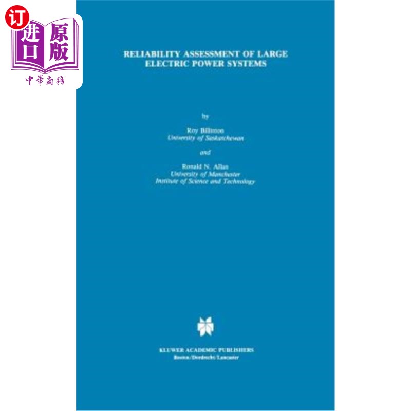 海外直订Reliability Assessment of Large Electric Power Systems 大型电力系统可靠性评估