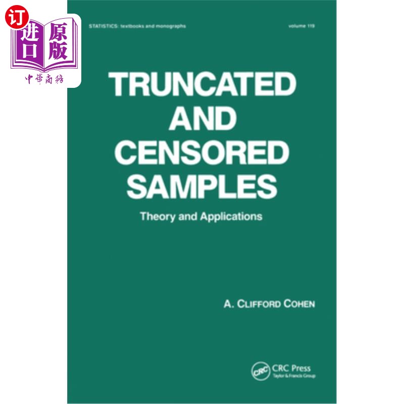 海外直订Truncated and Censored Samples: Theory and Applications 截短与删减样本:理论与应用
