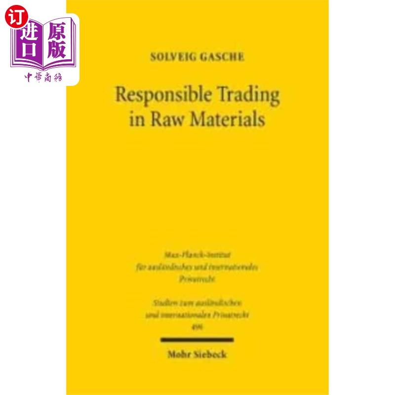 海外直订Responsible Trading in Raw Materials 负责任的原材料贸易