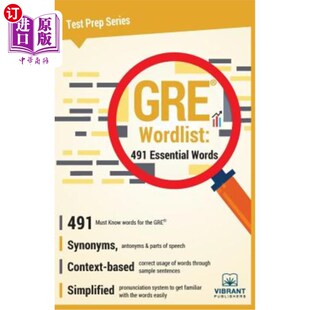 Words 海外直订GRE Essential 491 GRE单词表：491个基本单词 Wordlist