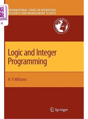 海外直订Logic and Integer Programming 逻辑与整数规划