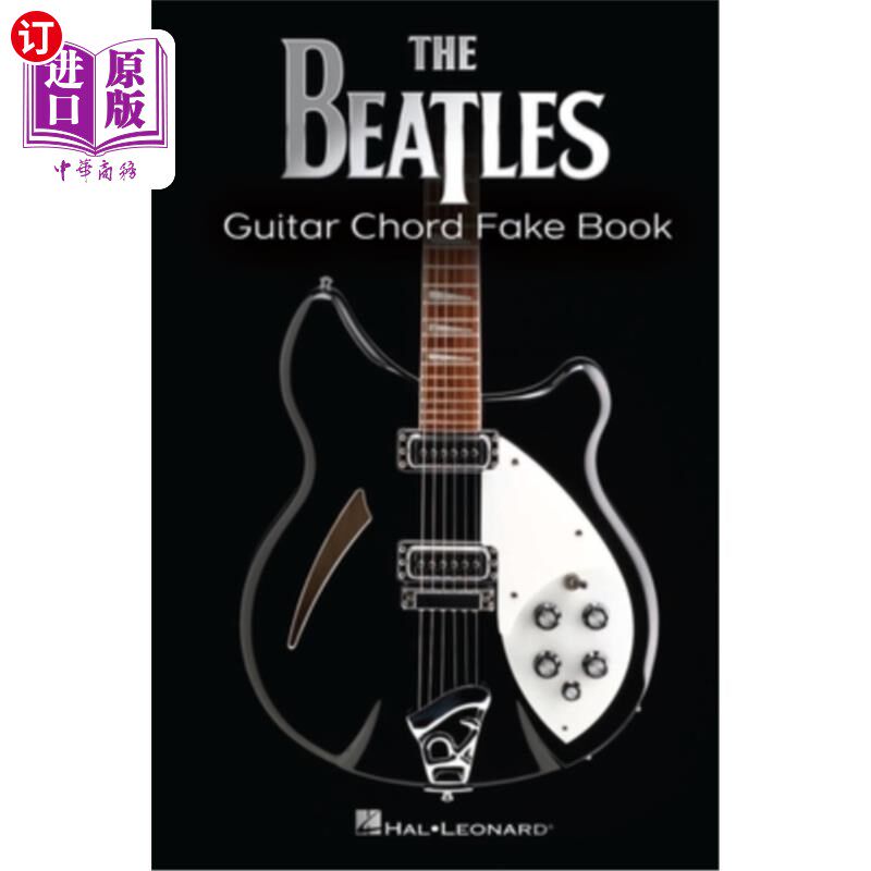 海外直订The Beatles Guitar Chord Fake Book 披头士吉他和弦假书