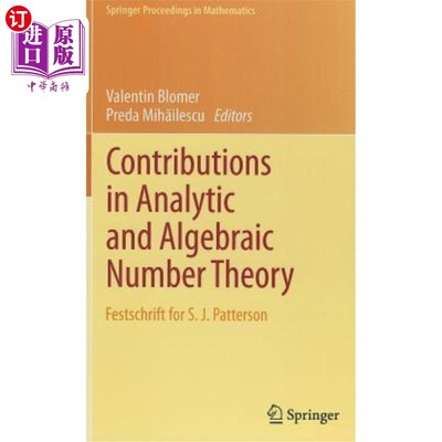 海外直订Contributions in Analytic and Algebraic Number Theory: Festschrift for S. J. Pat 在分析和代数数论的贡献:节