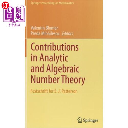 海外直订Contributions in Analytic and Algebraic Number Theory: Festschrift for S. J. Pat 在分析和代数数论的贡献:节