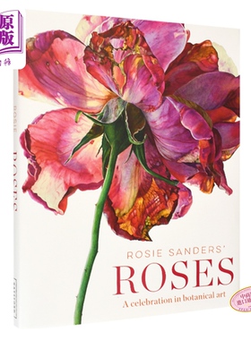 罗西·桑德斯的玫瑰  进口艺术 Rosie Sanders' Roses 手绘画 花卉植物艺术素描草图插画【中商原版】