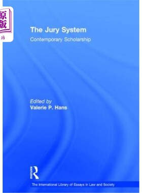 海外直订The Jury System: Contemporary Scholarship 陪审团制度:当代学术