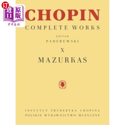 海外直订Mazurkas: Chopin Complete Works Vol. X 马祖卡：肖邦全集第十卷