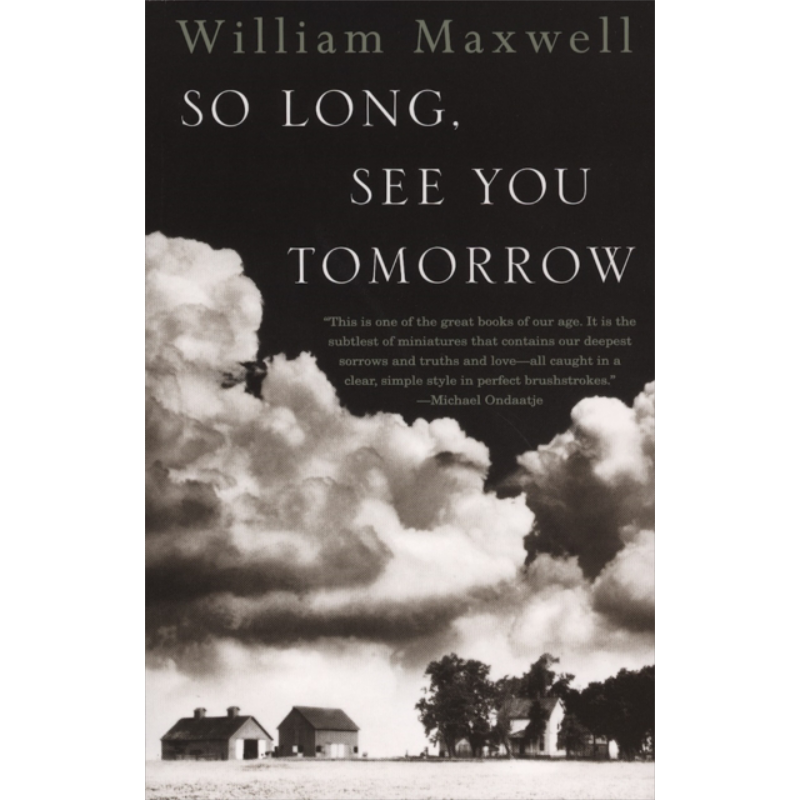 现货 再见 明天见 英文原版 So Long See You Tomorrow William Maxwell【中商原版】
