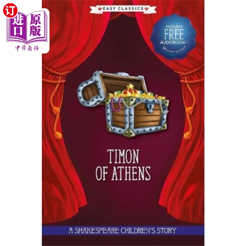 海外直订Timon of Athens (Easy Classics) 雅典的丁满(简单经典)