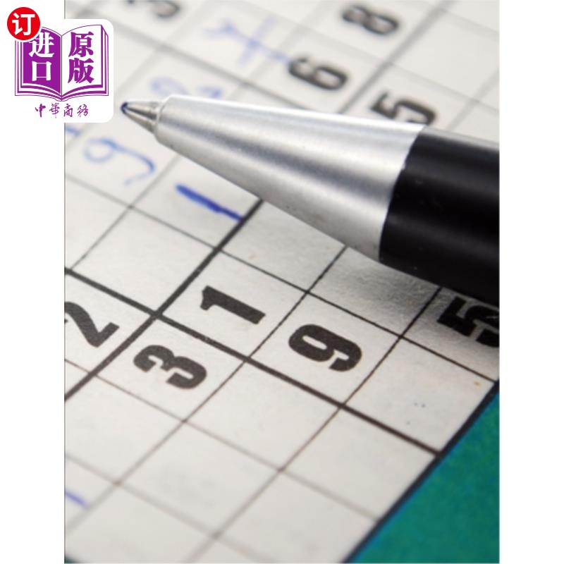 海外直订sudoku puzzle books medium level, Sudoku Puzzle Book With Only One Level of Diff 数独猜谜书中级，只有一个难
