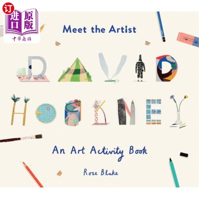 海外直订Meet the Artist: David Hockney 见见艺术家:大卫·霍克尼