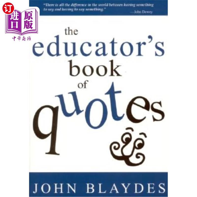 海外直订The Educator′s Book of Quotes 教育家的名言大全