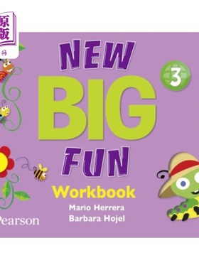 海外直订New Big Fun - (AE) - 2nd Edition (2019) - Workbo... 新大乐趣- (AE) -第2版(2019)-练习册- 3级
