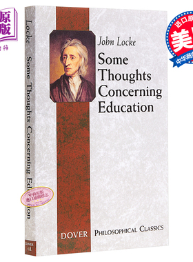 约翰·洛克：教育漫话 英文原版 Some Thoughts Concerning Education【中商原版】