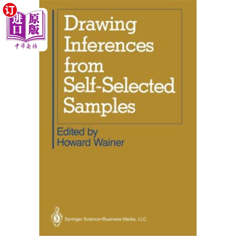 海外直订Drawing Inferences from Self-Selected Samples 从自选样本推断