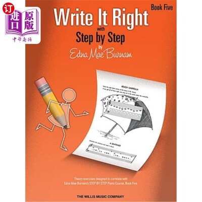 海外直订Write It Right - Book 5: Written Lessons Designed to Correlate Exactly with Edna 写对了——第5册：与埃德娜·