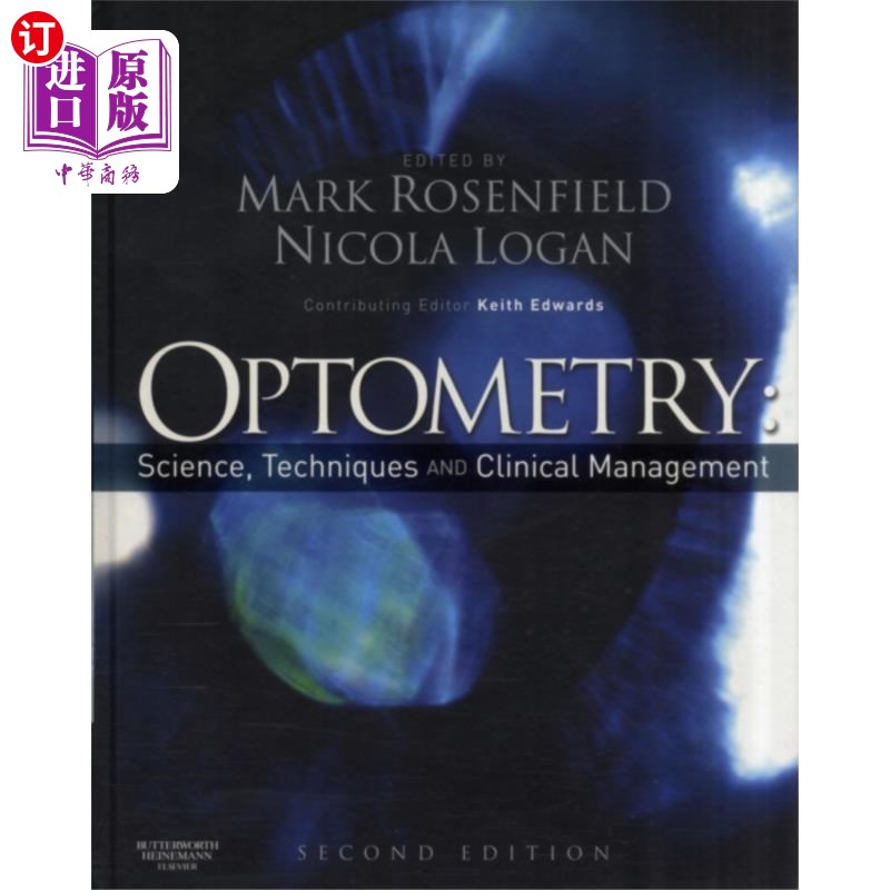 海外直订医药图书Optometry: Science, Techniques and Clinical Management 验光:科学、技术与临床管理