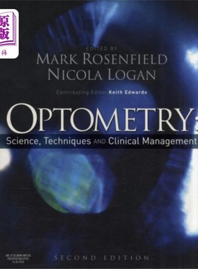 海外直订医药图书Optometry: Science, Techniques and Clinical Management 验光:科学、技术与临床管理