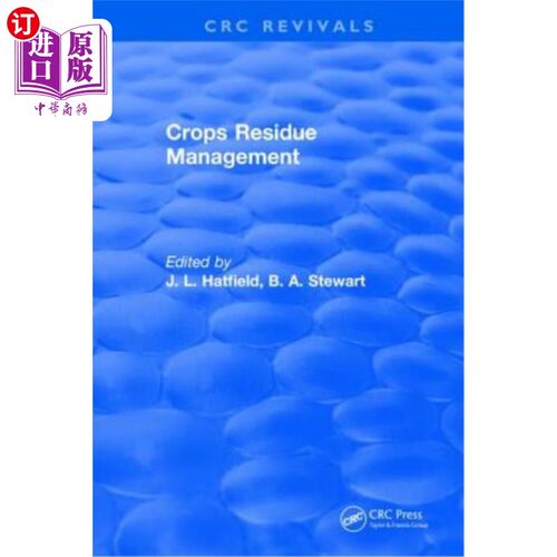 海外直订Crops Residue Management 作物残留管理
