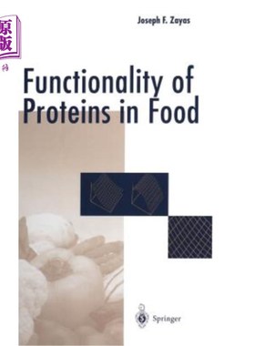 海外直订Functionality of Proteins in Food 食物中蛋白质的功能