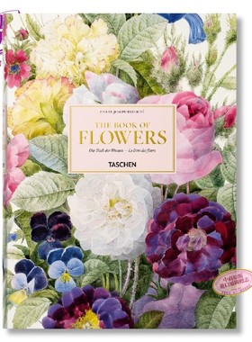 预售 REDOUTé. THE BOOK OF FLOWERS 雷杜德：花之书 进口艺术 手绘画册画集花卉植物绘画【中商原版】