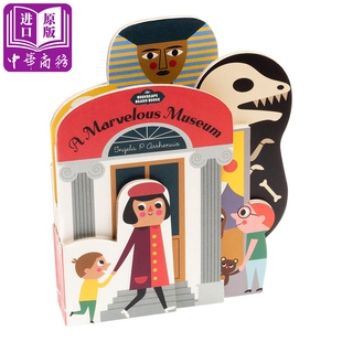 奇妙博物馆Bookscape Books 儿童纸板书 中商原版 Museum Board Marvelous