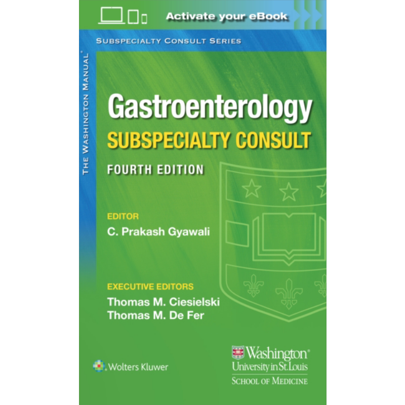 现货 华盛顿胃肠病学专科咨询手册 第4版The Washington Manual Gastroenterology Subspecialty Consult【中商原版】