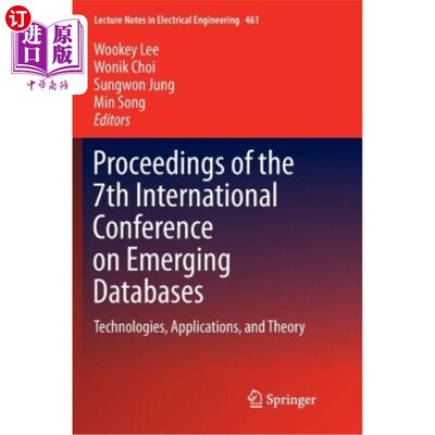海外直订Proceedings of the 7th International Conference on Emerging Databases: Technolog 第七届新兴数据库国际会议论