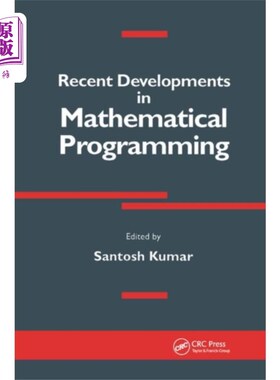 海外直订Recent Developments in Mathematical Programming 数学规划的最新发展