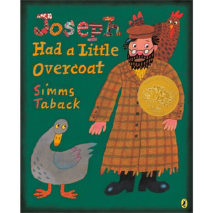 Simms Taback 凯迪克奖 约瑟夫有件小大衣 Joseph Had a Little Overcoat 英文原版 儿童故事绘本图画书 3岁以上【中商原版】