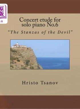 海外直订Concert etude for solo piano No.6: 