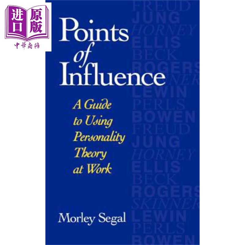 影响点 工作中运用人格理论指南 Points Of Influence A Guide To Using Personality Theory At Work 英文原版 Morley Sega