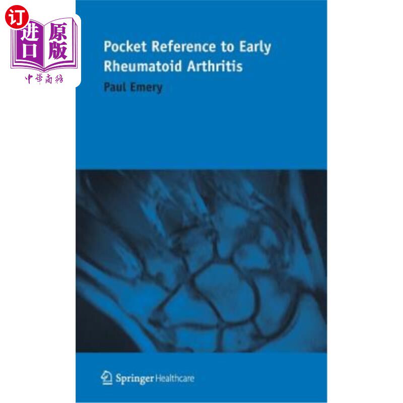 海外直订医药图书Pocket Reference to Early Rheumatoid Arthritis 早期类风湿关节炎袖珍参考