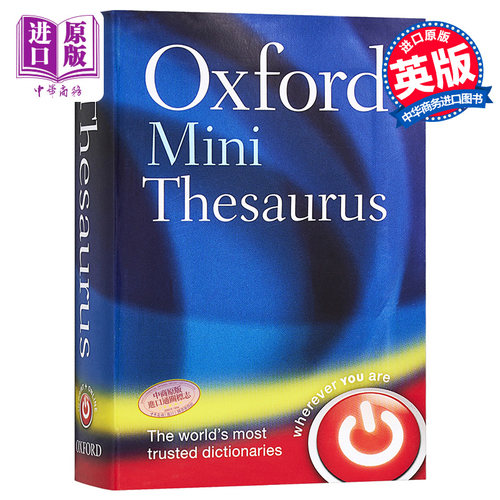 Oxford Mini Thesaurus 英文原版 牛津词典 牛津袖珍同义反义词词典 Oxford Languages【中商原版】