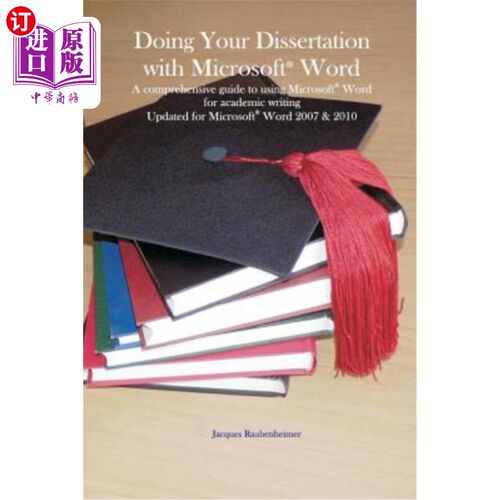 海外直订Doing Your Dissertation with Microsoft(r) Word: A Comprehensive Guide to Using M 使用Microsof