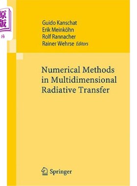 海外直订Numerical Methods in Multidimensional Radiative Transfer 多维辐射传输的数值方法