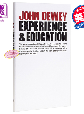 现货 Experience And Education 经验和教育 John Dewey 【中商原版】英文原版