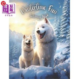 one fun beautifully 海外直订Wintertime sided 冬季 book page Coloring 乐趣涂色书：50个美丽独 coloring unique