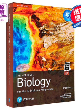 Pearson Biology for the IB Diploma Programme Higher Level培生IBDP国际文凭课程高阶生物课本 英文原版 教材【中商原版】