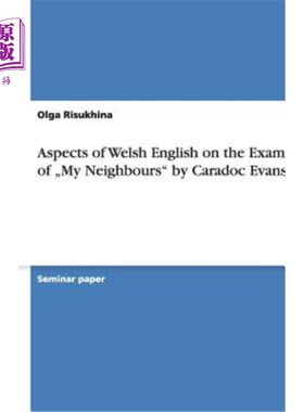 海外直订Aspects of Welsh English on the Example of 