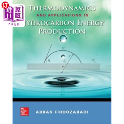 海外直订Thermodynamics and Applications of Hydrocarbons Energy Production 烃类能源生产的热力学与应用