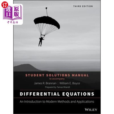 海外直订Differential Equations, Student Solutions Manual: An Introduction to Modern Meth 微分方程，学生解决手册:介