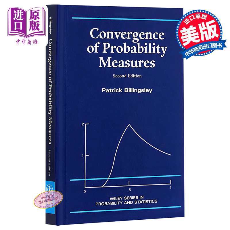 现货 Convergence of Probability Measures英文原版概率测度的收敛第2版别林斯里 Patrick Billingsley【中商原版】